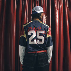 TRECLUB Layered Contrast Panel Hockey Jersey Tee