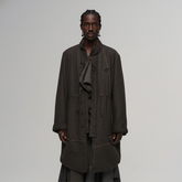 ILNya Nieternite Nifutur Asym Hem Drawcord Wool-Blend Parka