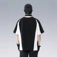 SILENSTORM Contrast Panelled Moisture-Wicking Graphic T-Shirt