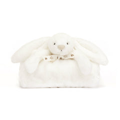 Jellycat Bashful Luxe Bunny Luna Blankie with Gift Box