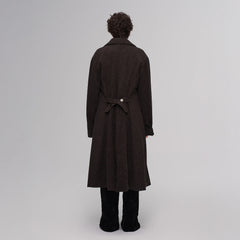 ILNya Nieternite Nifutur Wool-Blend Double-Breasted High-Neck Coat