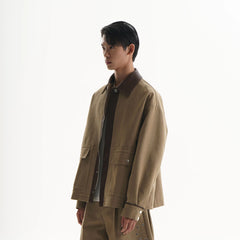 ORAL UTOPIA PU Panel Utility Jacket