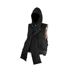 RELABEL Reversible Detachable Hooded Insulated Vest