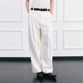 FACEONLAB Essential Wool-Blend Pleated Trousers