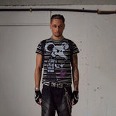 DND4DES The Rat Graffiti Striped T-Shirt