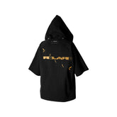 RELABEL Detachable Hood Raglan T-Shirt