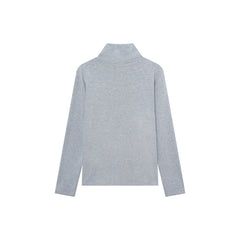 OUYANG WENJUN Stripes-Tie Graphic Turtleneck Long-Sleeve Tee