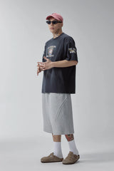 F2CE Curved Spliced Drawstring Shorts