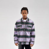 BONELESS Mohair Plaid Jacket