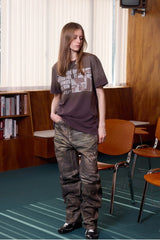 ERROR CODE ROBOT Destroyed Heavy Washed Graphic Tee