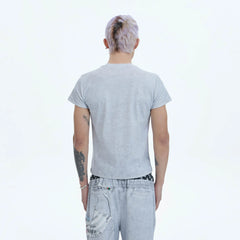 DND4DES Layered-Chain Graphic T-Shirt
