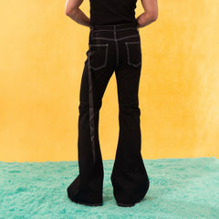 CLP Retro Stitch Ribbon Flared Jeans