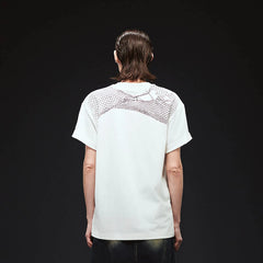ARTIFICIAL WORLD Broken Mesh Graphic T-Shirt