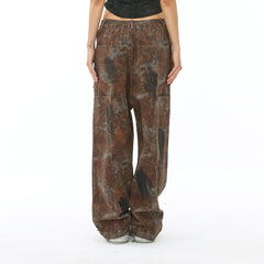 VANN VALRENCE Dirty Fit Studded Straight-Leg Jeans
