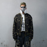 LUUUCAM Classic Camo Bomber Jacket
