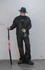 UNDERWATER Bloodstained Raw Denim Jacket