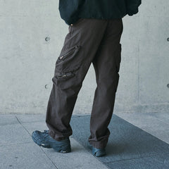 ENSHADOWER Modern Pleated Zipper Tactical Cargo