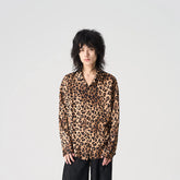 EPIC POETRY Leopard Cuban Shirt