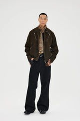 CATSSTAC Washed Paneled Multi-Pocket Utility Jacket