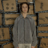 BLACK8MOB Deconstructed Frayed Jacket