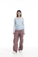 VANN VALRENCE Multi-Pocket Oversized Cotton Cargo Pants