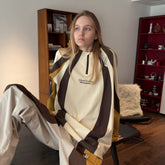 MIICHOUS Contrast Panel UV-Protection Long-Sleeve Tee