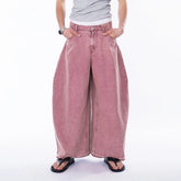ASSEEN Washed Balloon Oversized Jeans