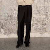 TRIANGLE PROJECT Essential Wool-Blended Oversized Trousers