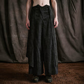 ILNya Nieternite Nifutur Layered Corduroy Wrap-Paneled Wide-Leg Trousers