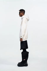 ULIPERY Dirty Fit Frayed Heavyweight Oversized Hoodie