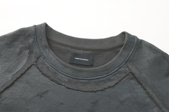 VANN VALRENCE Retro Graffiti Oversized Sweatshirt