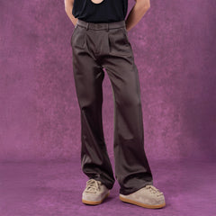 CLP Satin Straight-Leg Pants