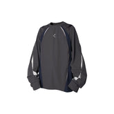 RELABEL Contrast Paneled Quick-Dry Long-Sleeve Tee