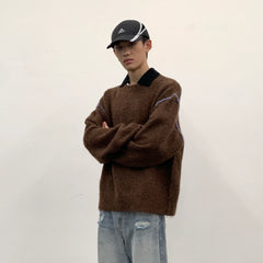 ROARINGWILD A ARCH Chunky Wool-Blend Knit Pullover