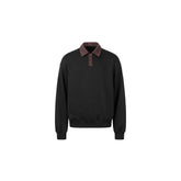 OKAYTHXBYE Flexweave Contrast Collar Sweatshirt