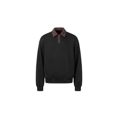 OKAYTHXBYE Flexweave Contrast Collar Sweatshirt
