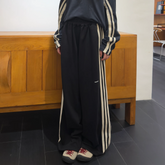 MIICHOUS Essential Stripe Wide-Leg Pants