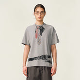 OVDY Tie-Belt Graphic T-Shirt