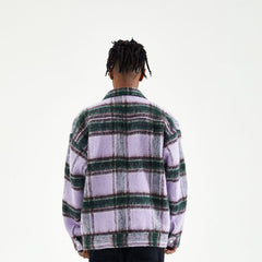 BONELESS Mohair Plaid Jacket