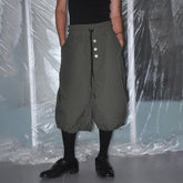 7440 37 1 Check Drawstring Wide-Leg Cropped Pants