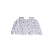 NERHI Asym Zip Full-Print Puffer Jacket