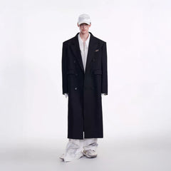 TIWILLTANG Modern Maxi Wool Coat