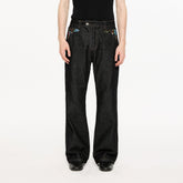 KREATE Floral Lined Stitched Jeans