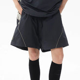ERROR CODE ROBOT Athletic Contrast Spliced Shorts