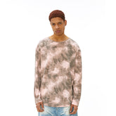 VANN VALRENCE Distressed Tie-Dye Oversized T-Shirt
