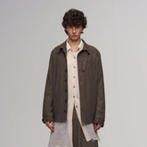 ILNya Nieternite Nifutur Deconstructed Arc Panel Wool Blend Jacket