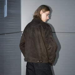 LABELROOM Minimal Faux-Suede Jacket