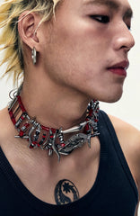 NUNKNOTX Red-Eye Mechanism Choker