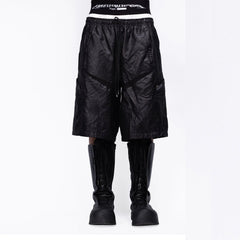 FVVO Multi-Panel Glossy Shorts