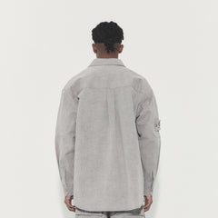 VANN VALRENCE Utility Washed Multi-Pocket Shirt Jacket